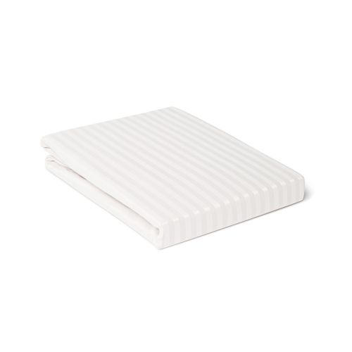 PARURE HOUSSE DE COUETTE RAYÉE CRÈME