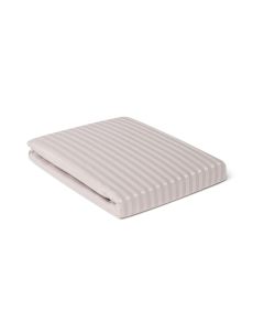 PARURE HOUSSE DE COUETTE RAYÉE TAUPE