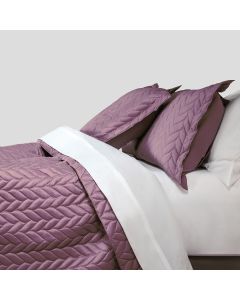 COUVRE-LIT COTONELLE UNI VIOLET