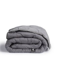 COUETTE R MONOCHROME FLANELLE GRIS 