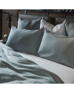 HOUSSE DE COUETTE COTONELLE  VERT EAU