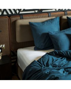 HOUSSE DE COUETTE COTONELLE VERT CANARD