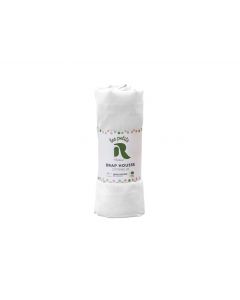 DRAP HOUSSE BÉBÉ COTONNELLE UNI BLANC