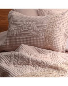 PACK MARIÉE COUVRE LIT NUDE ROSE