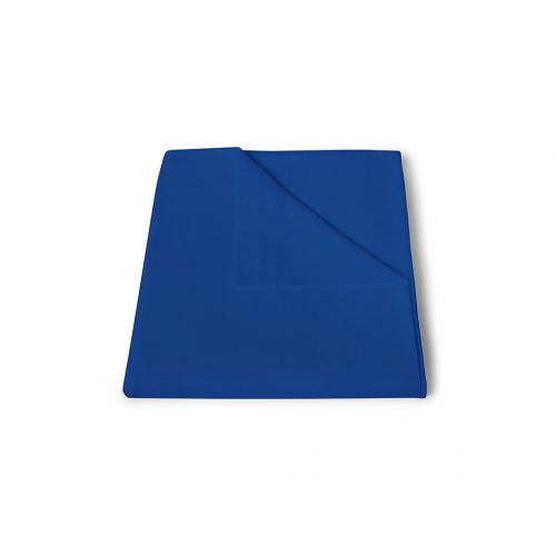 DRAP PLAT COTONELLE BLEU ÉLECTRIQUE