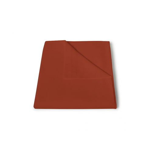 DRAP PLAT COTONELLE TERRACOTTA