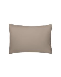 TAIE D'OREILLER COTONELLE BEIGE FONCÉ