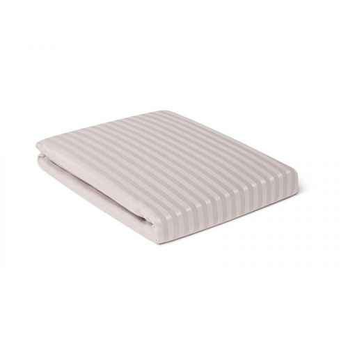 PARURE HOUSSE DE COUETTE RAYÉE TAUPE