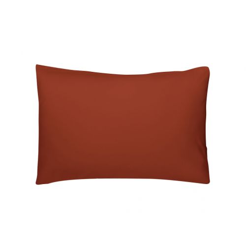 TAIE D'OREILLER COTONELLE TERRACOTTA
