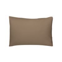 TAIE D'OREILLER COTONELLE TAUPE