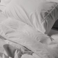PARURE HOUSSE DE COUETTE COTONELLE UNIE NATURE