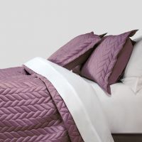 COUVRE-LIT COTONELLE UNI VIOLET